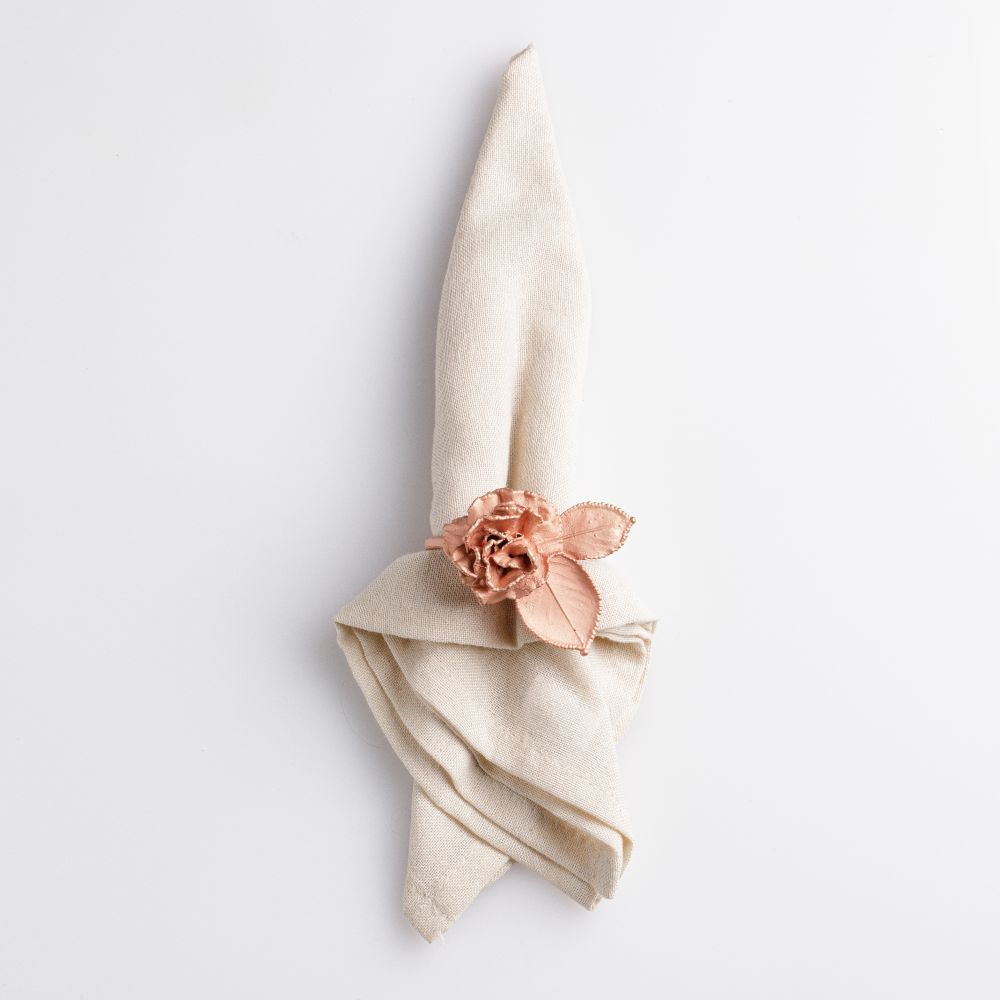 Roses Leafs and Carnation Napkin Holder